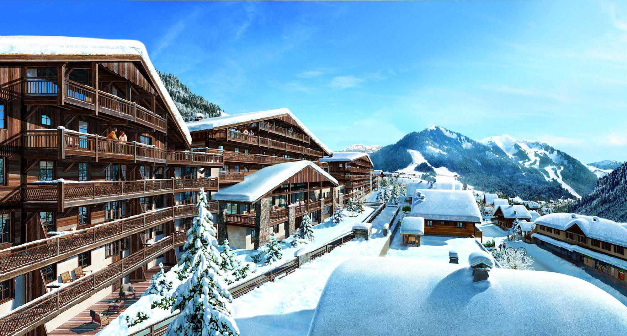 Residence Prestige Odalys Les Fermes De Chatel Luaran gambar